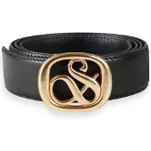 Scotch & Soda Ampersand Belt Black/ Sky Captain Größe: S | Gürtel Outlet | Damen | Schwarz