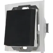 Kopp 699615086 ATHENIS IP44 - Aus-/Wechselschalter, Federplatte und Dichtungsring, Farbe: anthrazit