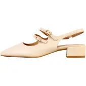 Joia Riemchen-Pumps - Beige