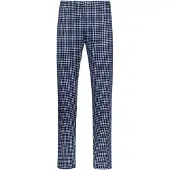 Mey Hose lang Serie White Check Yacht Blue | Größe XL