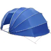 vidaXL Poolzelt Kuppel 538 x 440 x 204 cm Azure Blau