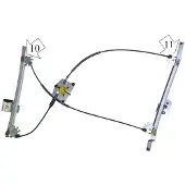 Valeo 852552 Elektrischer Fensterheber Vorne Links für AUDI A5 Coupe (8T3)