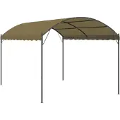 Syfax Pavillon 4x3x2,6 m Taupe 180 g/m²