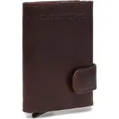 The Chesterfield Brand Antique Buff Crumbled RFID Safe Leder Kartenetui Portland 01 brown