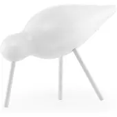 Normann Copenhagen Shorebird Bildhauerei Medium weiß/weiß - , Weiß, für Wohnzimmer, Metall