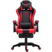 CLP Gaming Bürostuhl Ignite höhenverstellbar und drehbar schwarz/rot