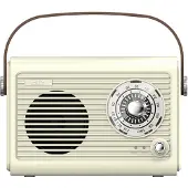 Silva Mono 1966 BT beige tragbares Retro-Radio mit 1500mAh Akku