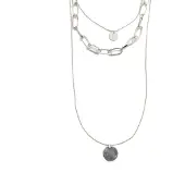 Luxenter Rhodium Finish Halskette – Hanoi