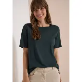 Cecil T-Shirt mit U-Boot-Ausschnitt