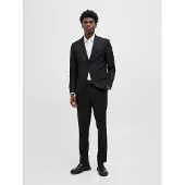Jack & jones Anzug "JPRCOSTA SUIT" Set, 2 tlg. sehr schmal aus Polyester, sehr schmale Passform, mit Reverskragen, Langarm-Sakko