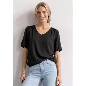 Street One Shirtbluse mit V-Ausschnitt