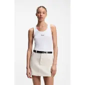 HUGO Extra Slim-Fit Tanktop mit Puff-Print-Logo Grösse L