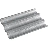Städter Baguette 37 x 24 cm / H 2,5 cm Silber 1953.6 ml