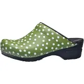 Sanita Original-Fenja Open Clog Green Gr.35