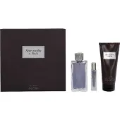 Abercrombie & Fitch Edt Spray 100ml/Edt Spray 15ml/ Hair And Body Wash 200ml First Instinct Man Geschenkset