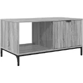vidaXL Couchtisch Sonoma-Grau 90 x 49 x 46 cm Holzwerkstoff