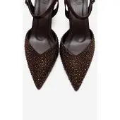 Forever & Always Vilka Verzierte Slingback Kitten-Heel-Pumps