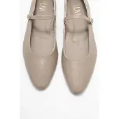 Forever & Always Lara Leder Mary Jane Flache Schuhe