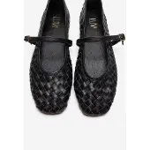 Forever & Always Yevora Leder Geflochtener Riemen Ballerina