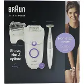 Braun Silk-épil 5 825 Power, Weiß, Violett, 28 Pinzette, MicroGrip, Rasieren, 0,5 mm, AC