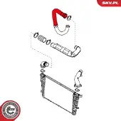 ESEN SKV Ladeluftschlauch 24SKV806