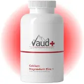 Vaud Calcium Magnesium Zinc | Zink Tabletten Mineralstoff Komplex hochdosiert 90 St Kapseln