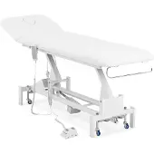Helloshop26 Professioneller Massagetisch Metallrahmen PU-Beschichtung Weiß 14_0003631