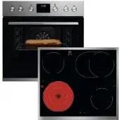 Electrolux ELXH3X1 Einbau-Herd-Set KEFGH40BX + LRD64062XK, 60 cm, edelstahl