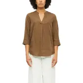 s.Oliver Shirtbluse krempelbar, kühlender Leinenmix