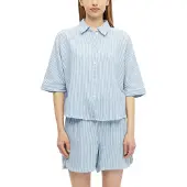 s.Oliver Hemdbluse Gestreifte Sommerbluse - 3/4-Arm