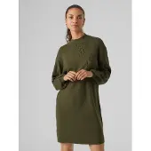 Vero Moda Strickkleid "VMNANCY LS FUNNELNECK DRESS GA NOOS" Viskosemischung, loose fit