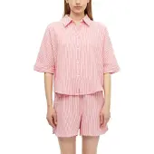 s.Oliver Hemdbluse Gestreifte Sommerbluse - 3/4-Arm