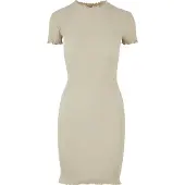Urban Classics A-Linien-Kleid "Damen Ladies Rib Tee Dress" 1 Stk. tlg.