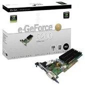 EVGA 256-P1-N399-LX e-GeForce 6200 256MB DDR2 PCI-Grafikkarte