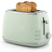 Sweiss Vintage-Toaster GRS7 - Grün