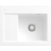 Villeroy & Boch Keramikspüle 331301KG, Subway 45 Compact Einbauspüle - inkl.
