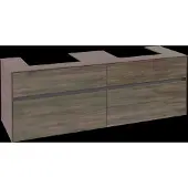 Villeroy & Boch V&B Waschtischunterschrank Collaro 160x54,8x50cm, f 2 WT, arizona oak
