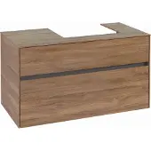 Villeroy & Boch V&B Waschtischunterschrank Collaro 100x54,8x50cm, WT rechts, kansas oak