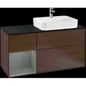 Villeroy & Boch F392GMGN Waschbeckenunterschrank Finion F39