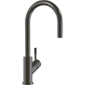 Villeroy & Boch YB5 Umbrella Flex Hochdruck Einhand-Spültischbatterie in Edelstahl Anthracite