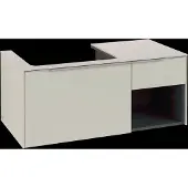Villeroy & Boch V&B Waschtischunterschrank Beck. li Subway 3.0 100,1x42,25x51,6cm, m LE/Gr AL g, ca Gr