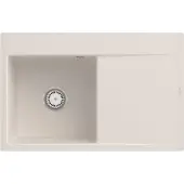 Villeroy & Boch Keramikspüle 33481FKR, Subway Style 45 Flat Einbauspüle - inkl.