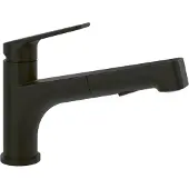 Villeroy & Boch V&B Spültisch-Einhebelmischer Junis Shower schwenkbarer Strahlregler, matt Black