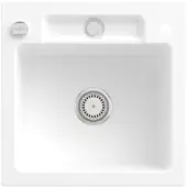 Villeroy & Boch Keramikspüle 334502RW, Siluet 50 S Einbauspüle - inkl.