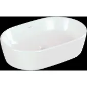 Villeroy & Boch Architectura Spülbecken Oval ohne Überlauf 60x40x15,5 cm CeramicPlus Alpinweiß