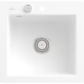 Villeroy & Boch Keramikspüle 33152FRW, Subway 50 S flat Flächenbündige Spüle - inkl.