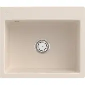 Villeroy & Boch V&B Einbauspüle SUBWAY 60 S FLAT 565x475mm Handbet ivory