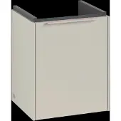 Villeroy & Boch Subway 3.0, Waschbeckenunterschrank, 351x429x309 mm, 1 Tür Anschlag (Scharnier) lin
