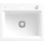 Villeroy & Boch Keramikspüle 336A02KG, Subway Style 60 S Einbauspüle - inkl.