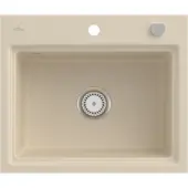 Villeroy & Boch Keramikspüle 33662FFU, Subway Style 60 S Flat Flächenbündige Spüle - inkl.